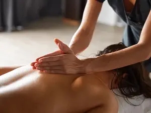 On peut ressentir la douceur du massage